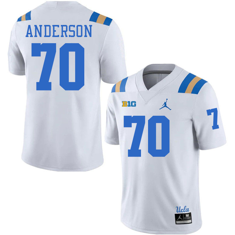Alec Anderson UCLA Jersey,UCLA Bruins #70 Alec Anderson Jersey Youth College Football Uniforms-White Alec Anderson UCLA Jersey,UCLA Bruins #70 Alec Anderson Jersey Youth College Football Uniforms-White